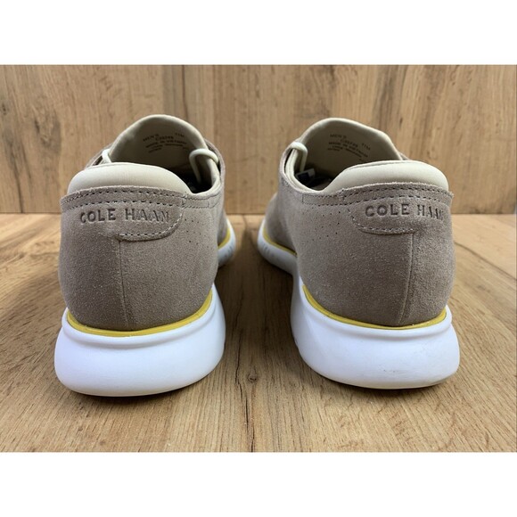 Cole Haan Men's 2.ZERØGRAND C35749 Taupe Brown Laser Wingtip Stucco Suede 11 M - Picture 7 of 14